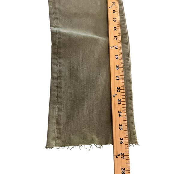 NWT EDWIN BREE High Rise Crop Women's Jeans in Sage Green Sz 31 - Picture 11 of 11